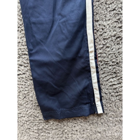 Usta USA Basketball Team Warm Up Track Pants Ankle Zip Navy Blue Mens Size  S - Picture 7 of 13